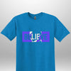 Blue "Believe" Luxe T-shirt by Luxe-Custom-Designer