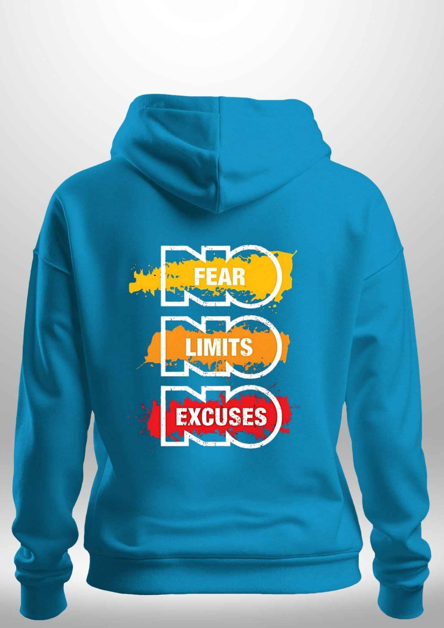 "NO FEAR" Luxe Hoodie by Luxe-Custom-Designer