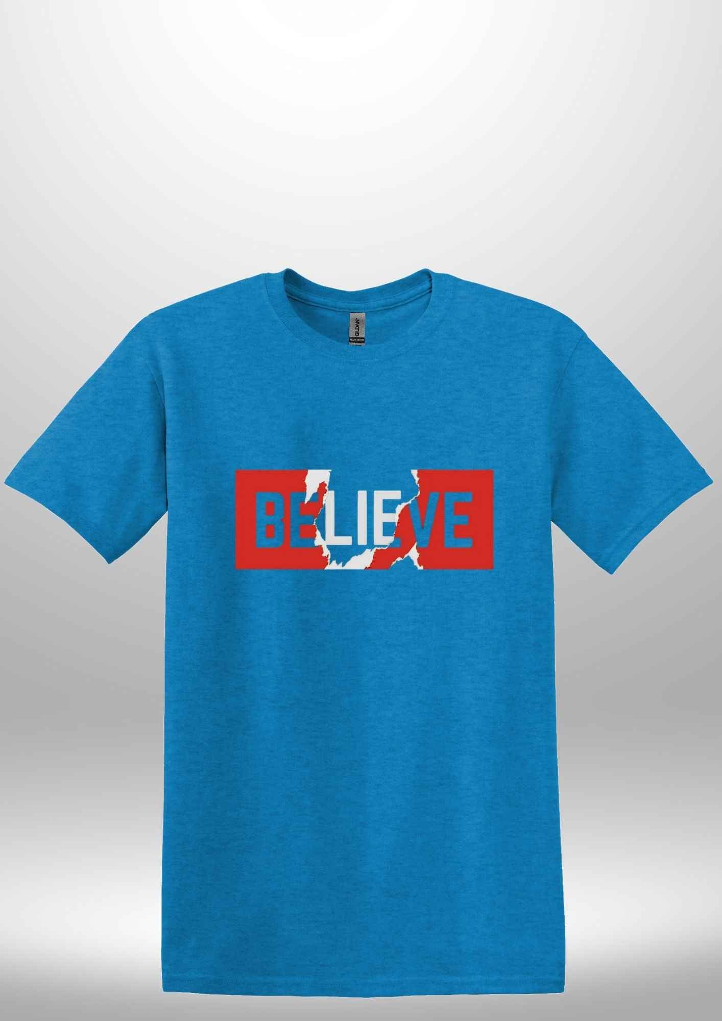 "Believe" Luxe T-shirt by Luxe-Custom-Designer