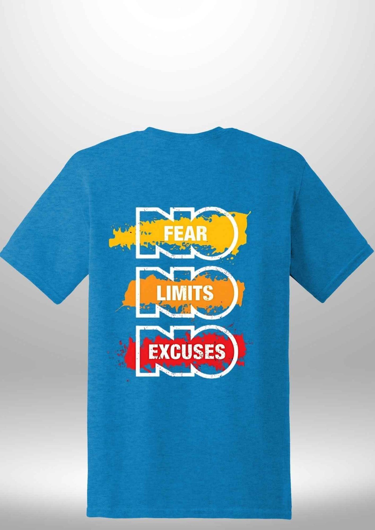 "NO FEAR" Luxe T-Shirt by Luxe-Custom-Designer