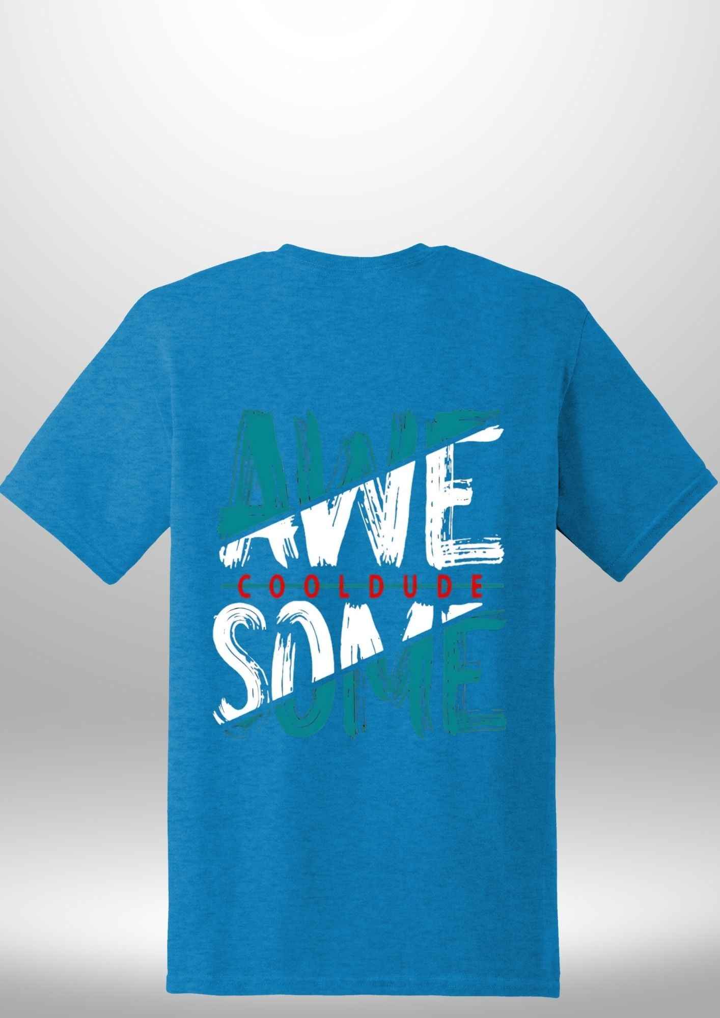 "AWESOME" Luxe T-Shirt by Luxe-Custom-Designer