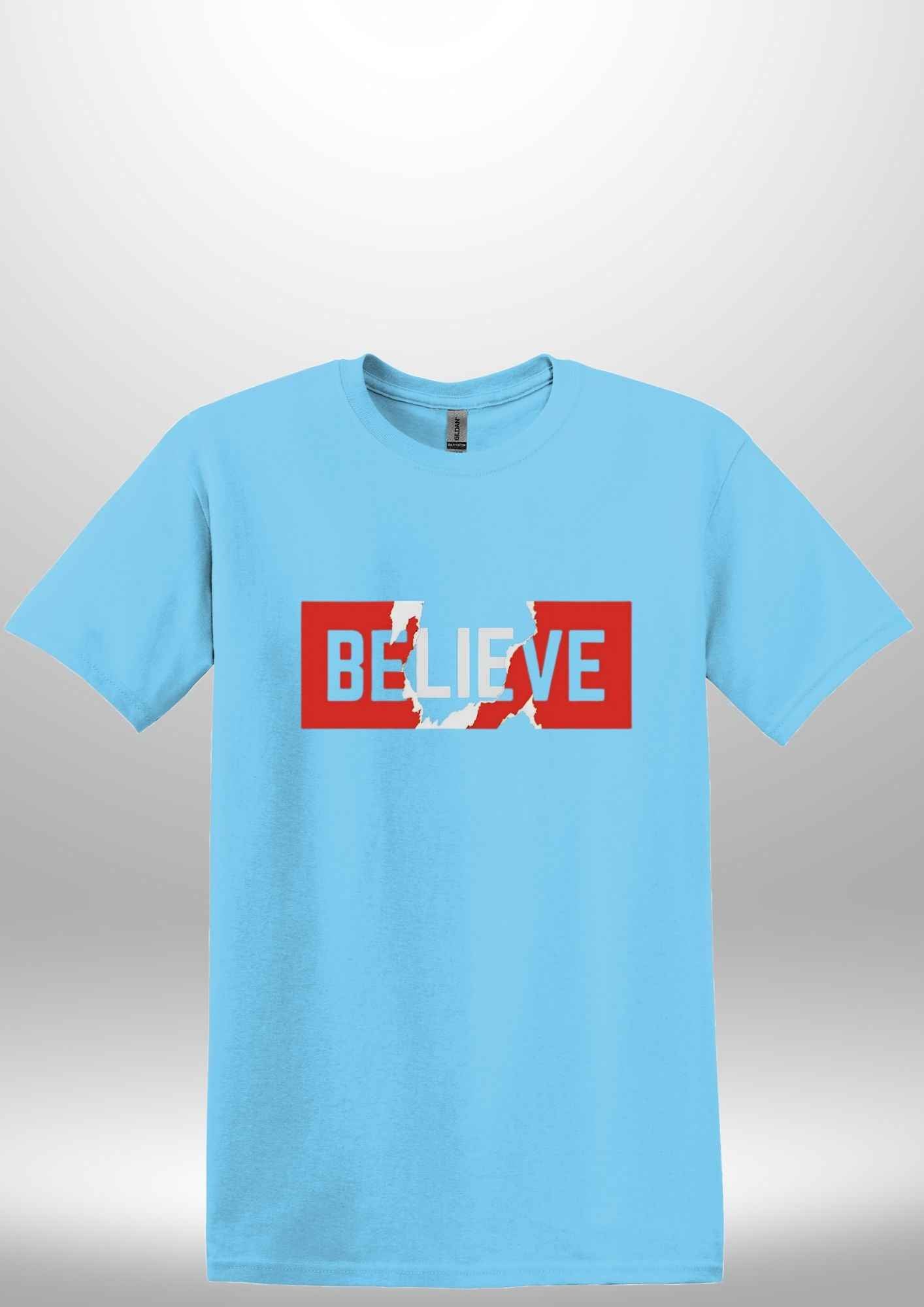 "Believe" Luxe T-shirt by Luxe-Custom-Designer