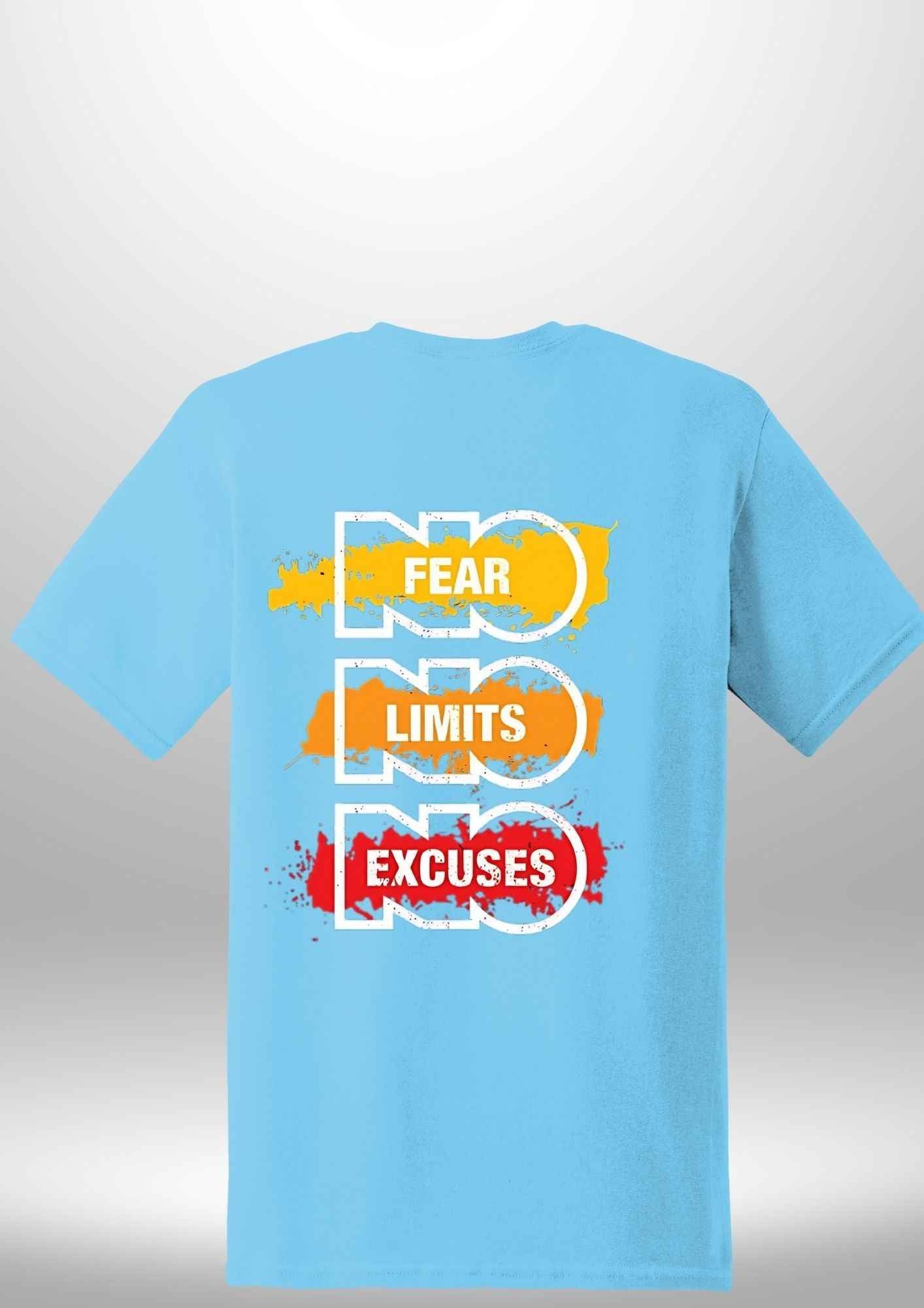 "NO FEAR" Luxe T-Shirt by Luxe-Custom-Designer
