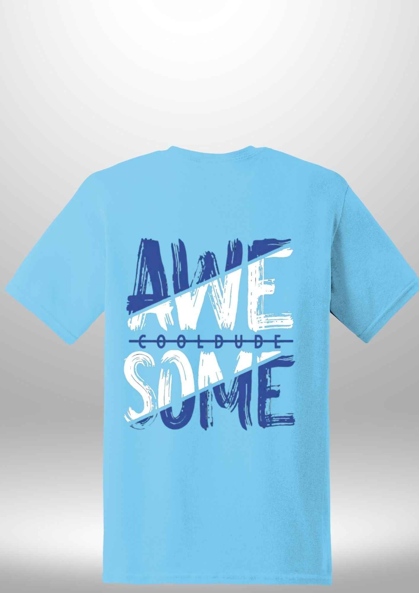 "AWESOME" Luxe T-Shirt by Luxe-Custom-Designer