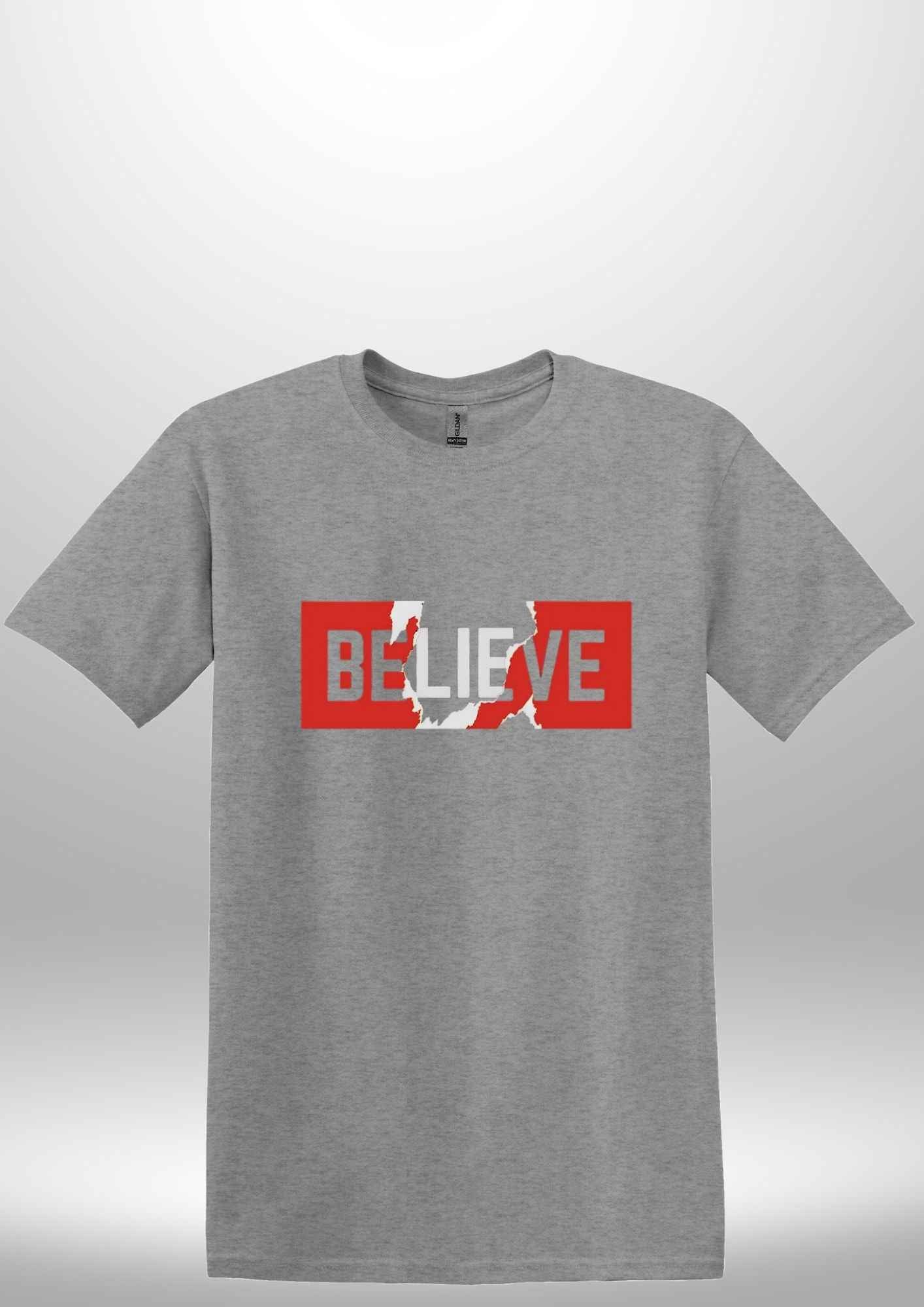 "Believe" Luxe T-shirt by Luxe-Custom-Designer