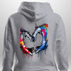 Luxe Custom 2 HANDS Hoodie by Luxe-Custom-Designer