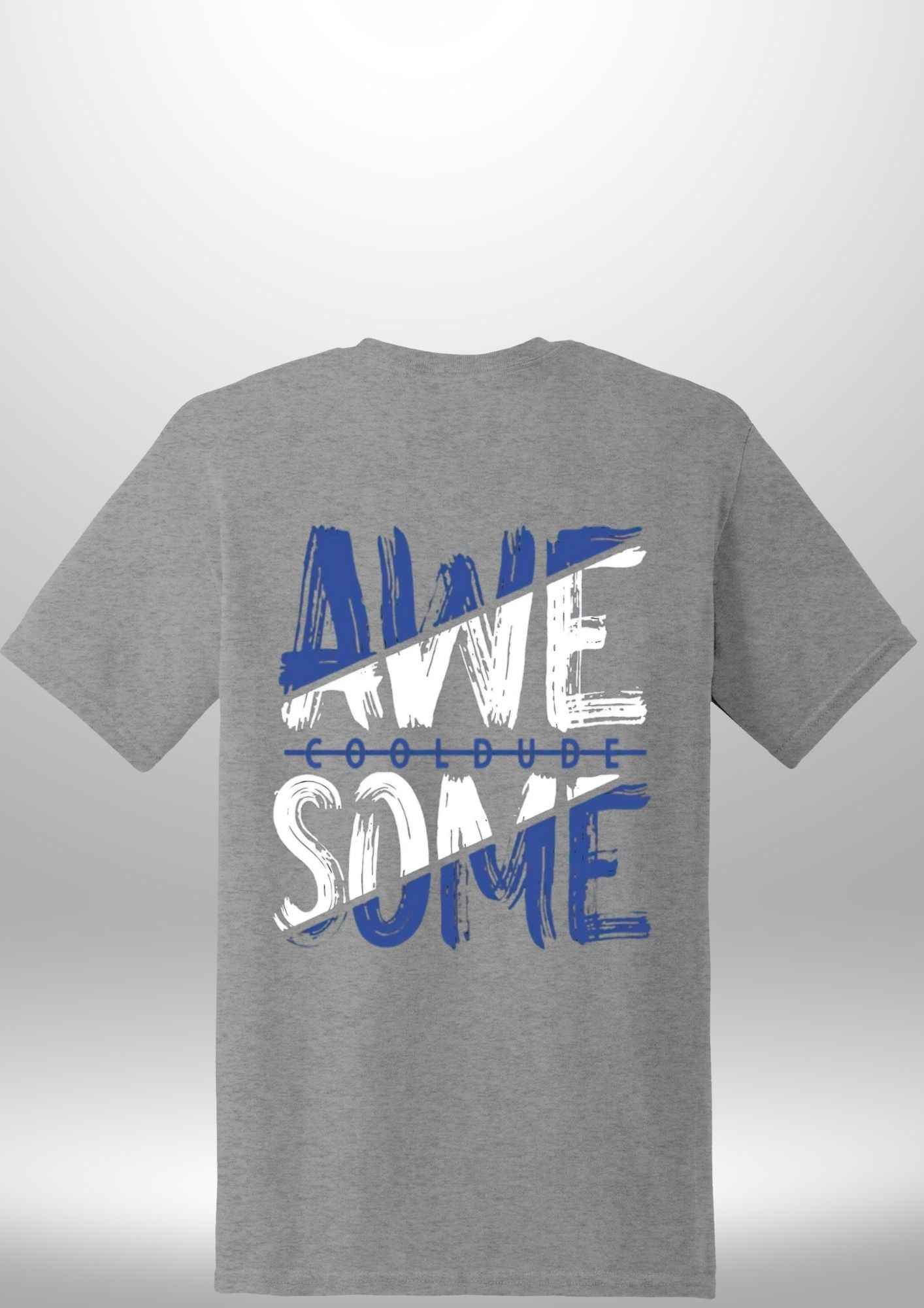 "AWESOME" Luxe T-Shirt by Luxe-Custom-Designer