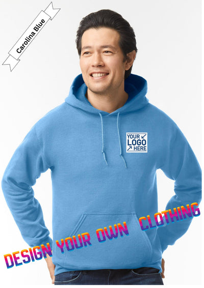 Carolina Blue Hoodie by Luxe-Custom-Designer