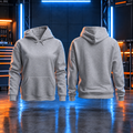 Sports Grey Work Hoodie Personalised