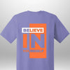 Red "Believe In Yourself" Luxe T-Shirt by Luxe-Custom-Designer