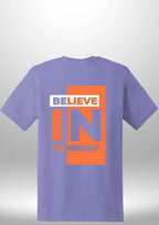 Red "Believe In Yourself" Luxe T-Shirt by Luxe-Custom-Designer