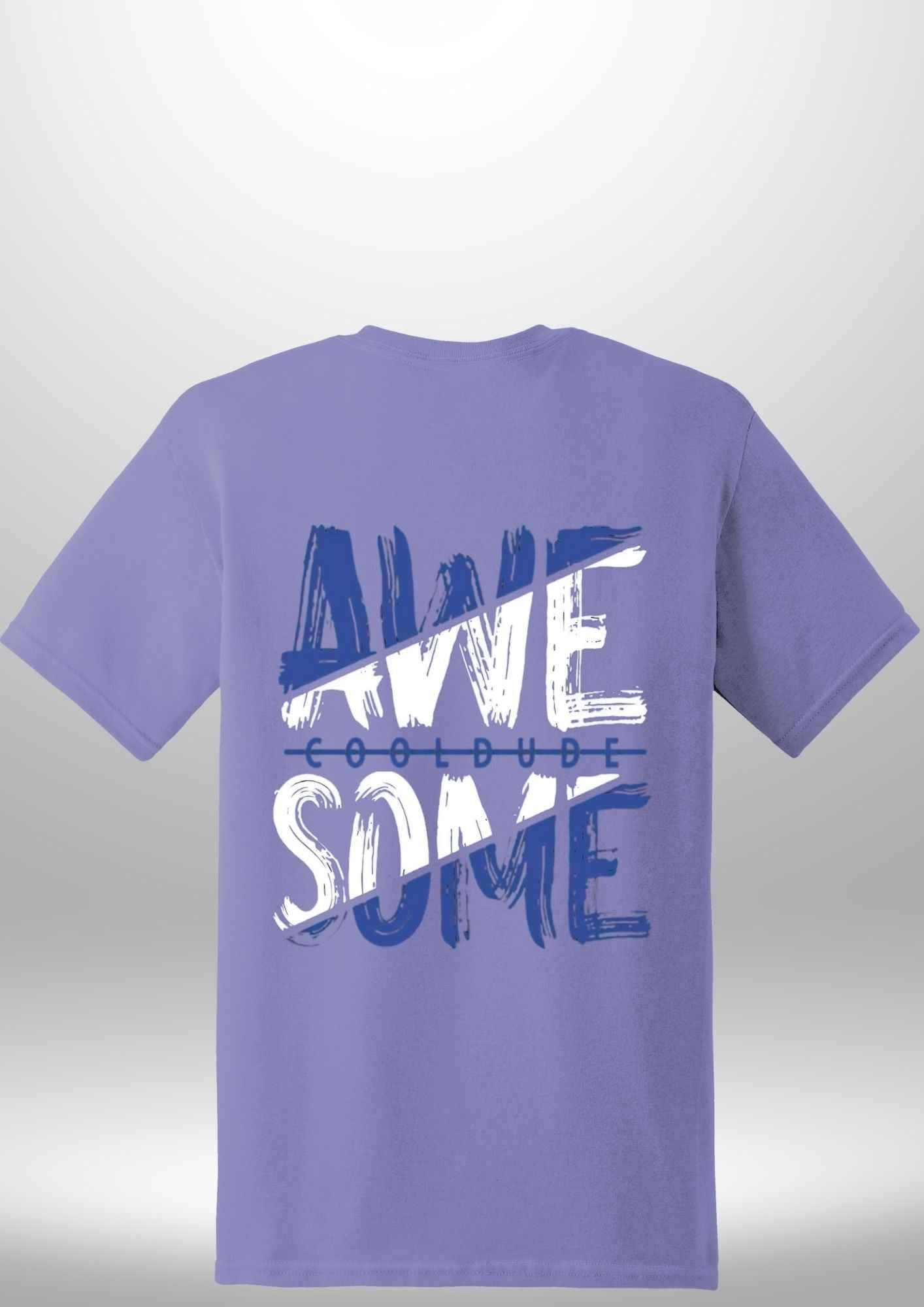 "AWESOME" Luxe T-Shirt by Luxe-Custom-Designer