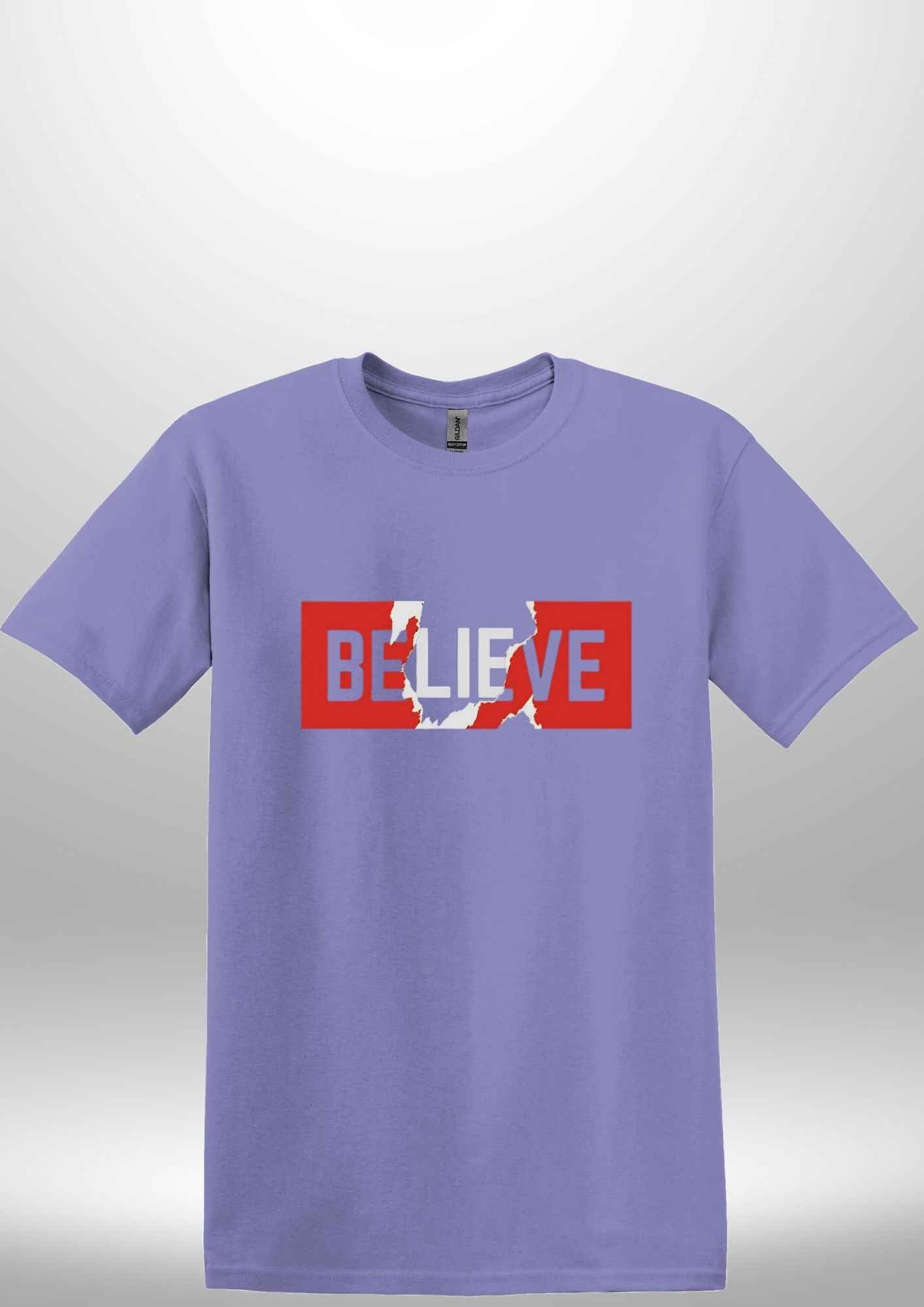 "Believe" Luxe T-shirt by Luxe-Custom-Designer