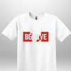 "Believe" Luxe T-shirt by Luxe-Custom-Designer
