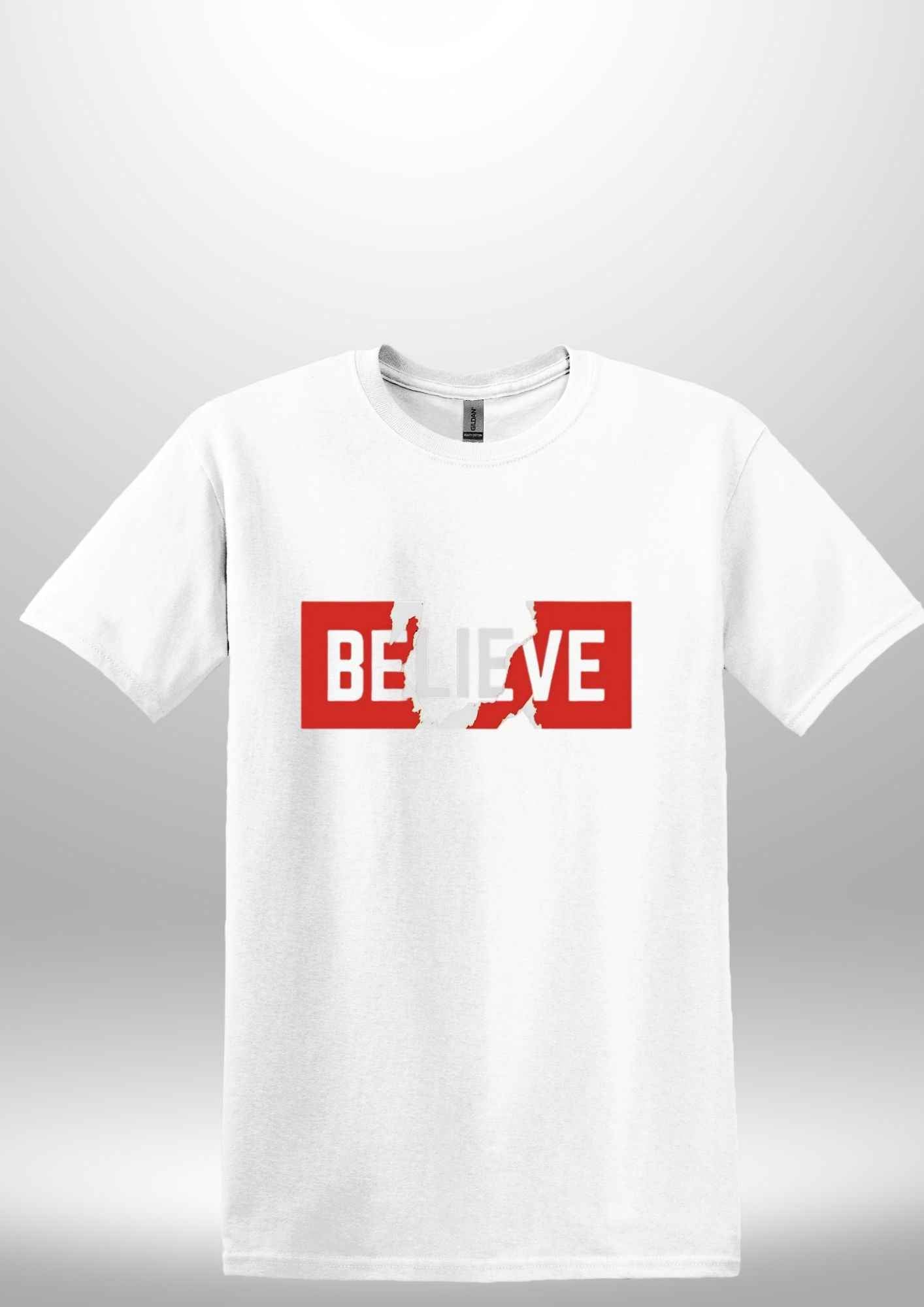 "Believe" Luxe T-shirt by Luxe-Custom-Designer
