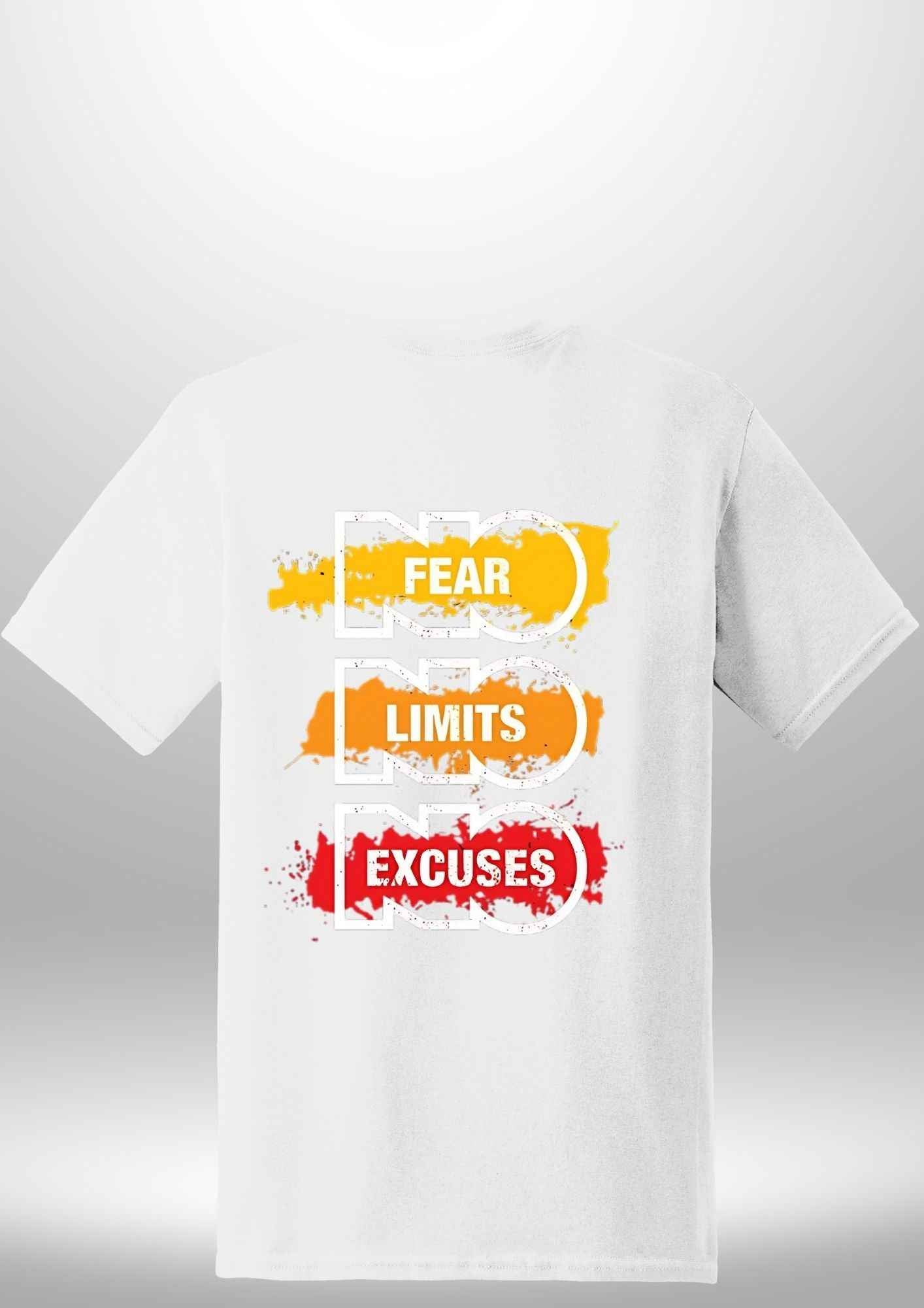 "NO FEAR" Luxe T-Shirt by Luxe-Custom-Designer