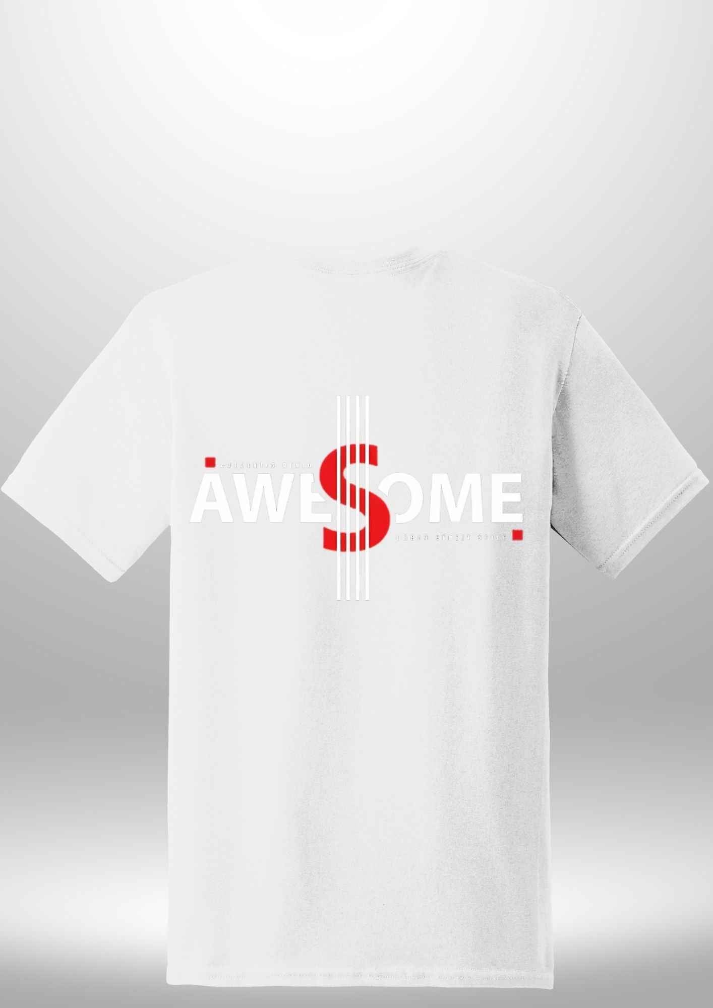 Luxe Custom "AWESOME" T-Shirt by Luxe-Custom-Designer