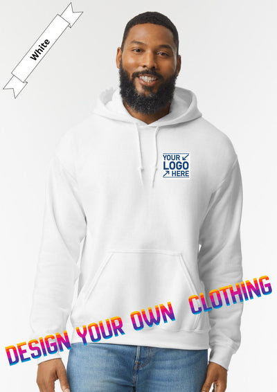 White Hoodie by Luxe-Custom-Designer