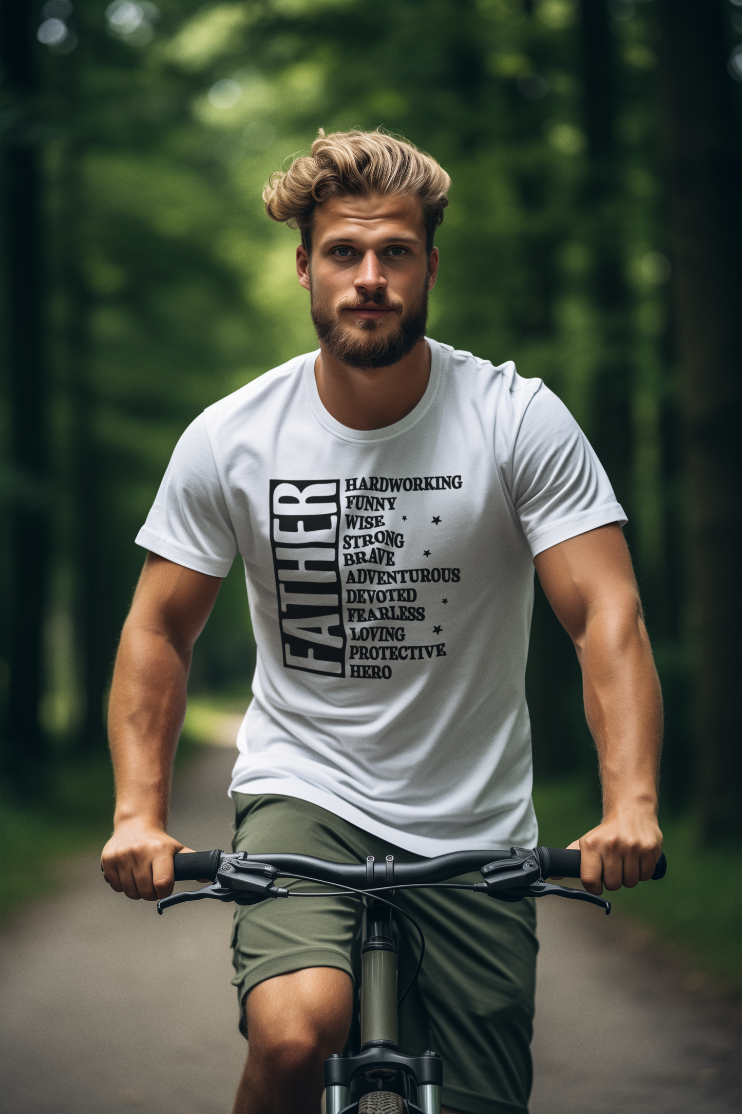 Father T-Shirt, Hard working - Funny - Wise by Luxe-Custom-Designer