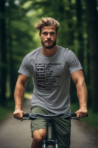 Father T-Shirt, Hard working - Funny - Wise by Luxe-Custom-Designer