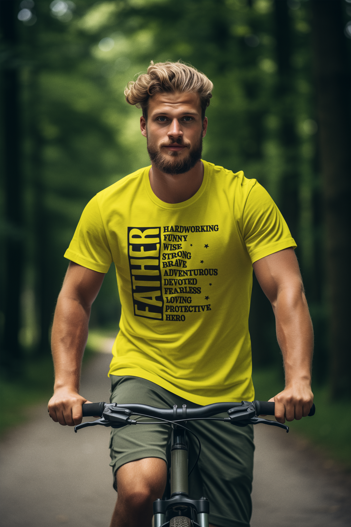 Father T-Shirt, Hard working - Funny - Wise by Luxe-Custom-Designer