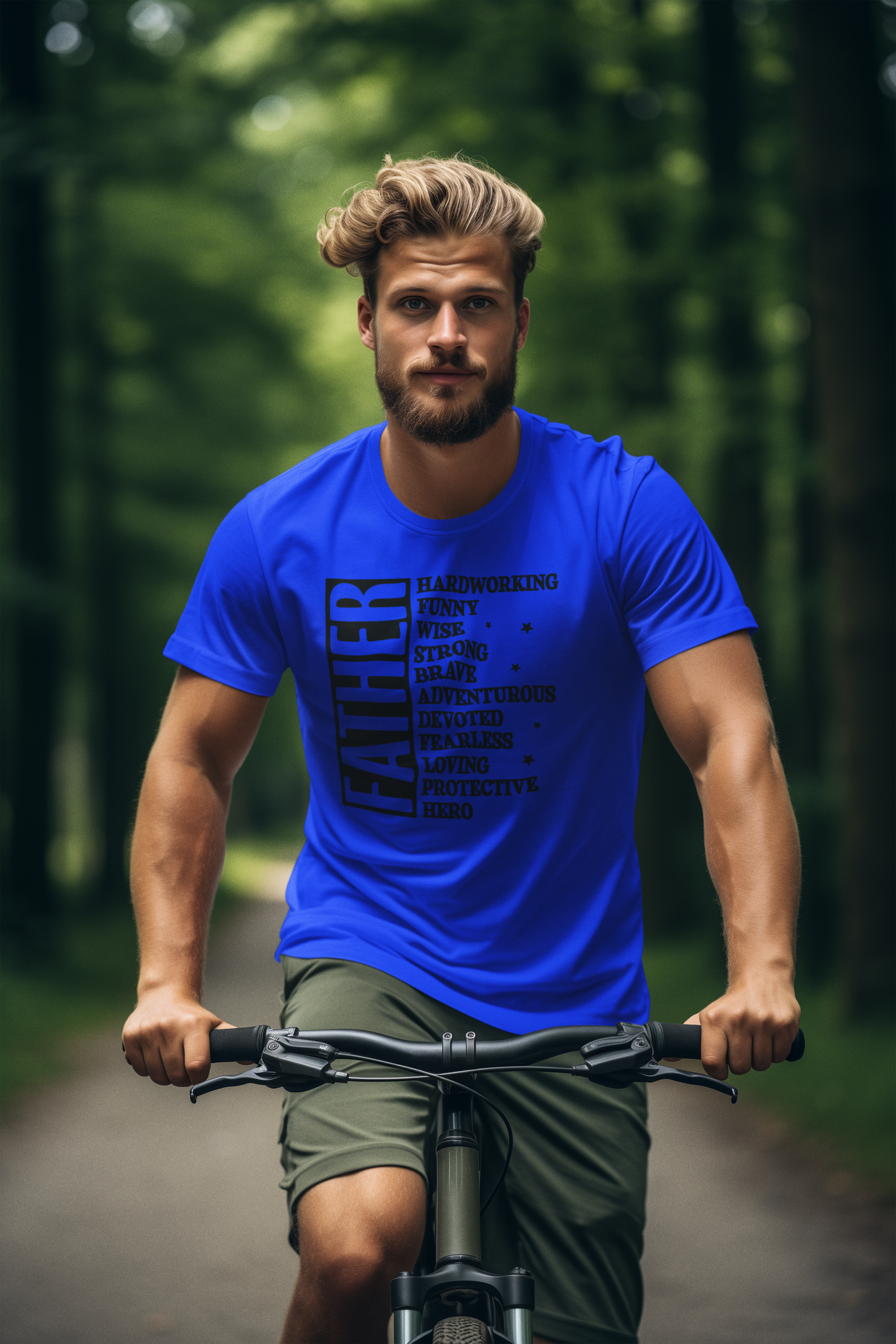 Father T-Shirt, Hard working - Funny - Wise by Luxe-Custom-Designer