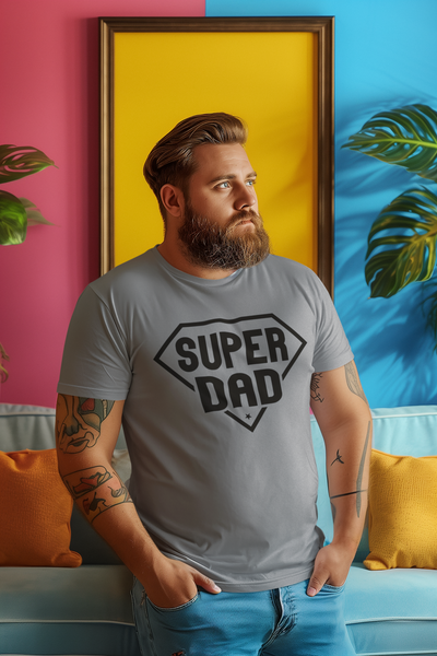 Super Dad T-Shirt by Luxe-Custom-Designer
