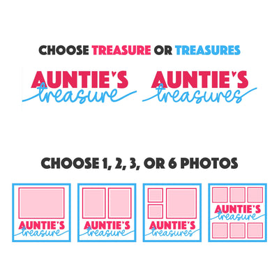 Aunties Treasure Frames by Luxe Custom Designer
