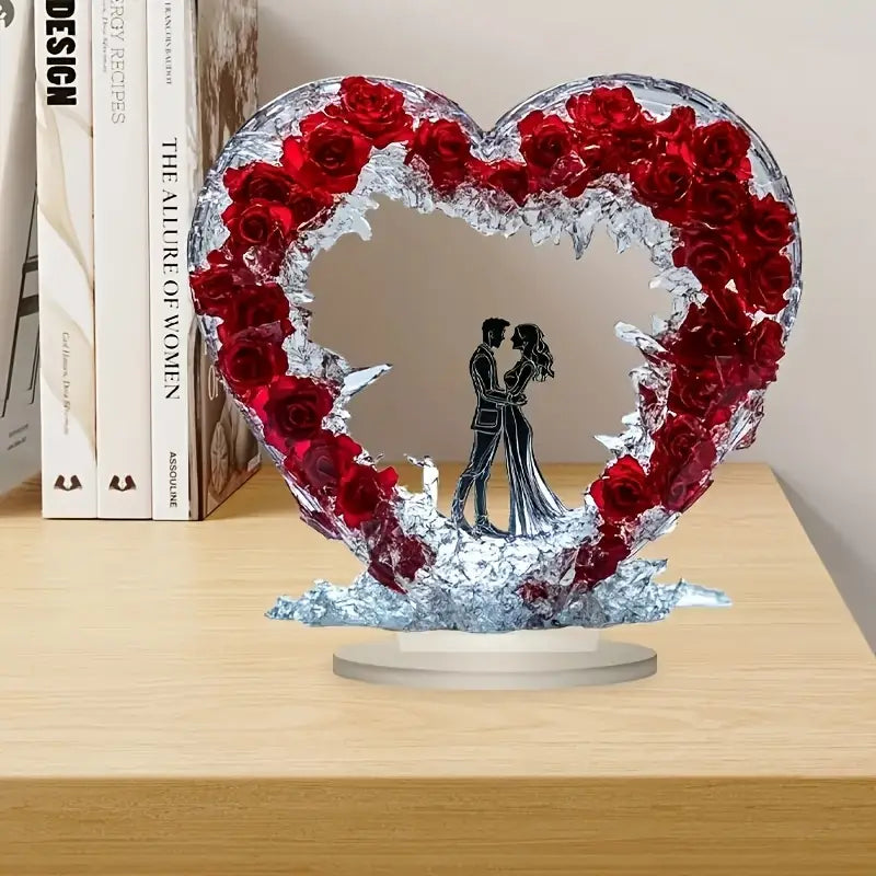 2D Heart Sculpture by Luxe-Custom-Designer