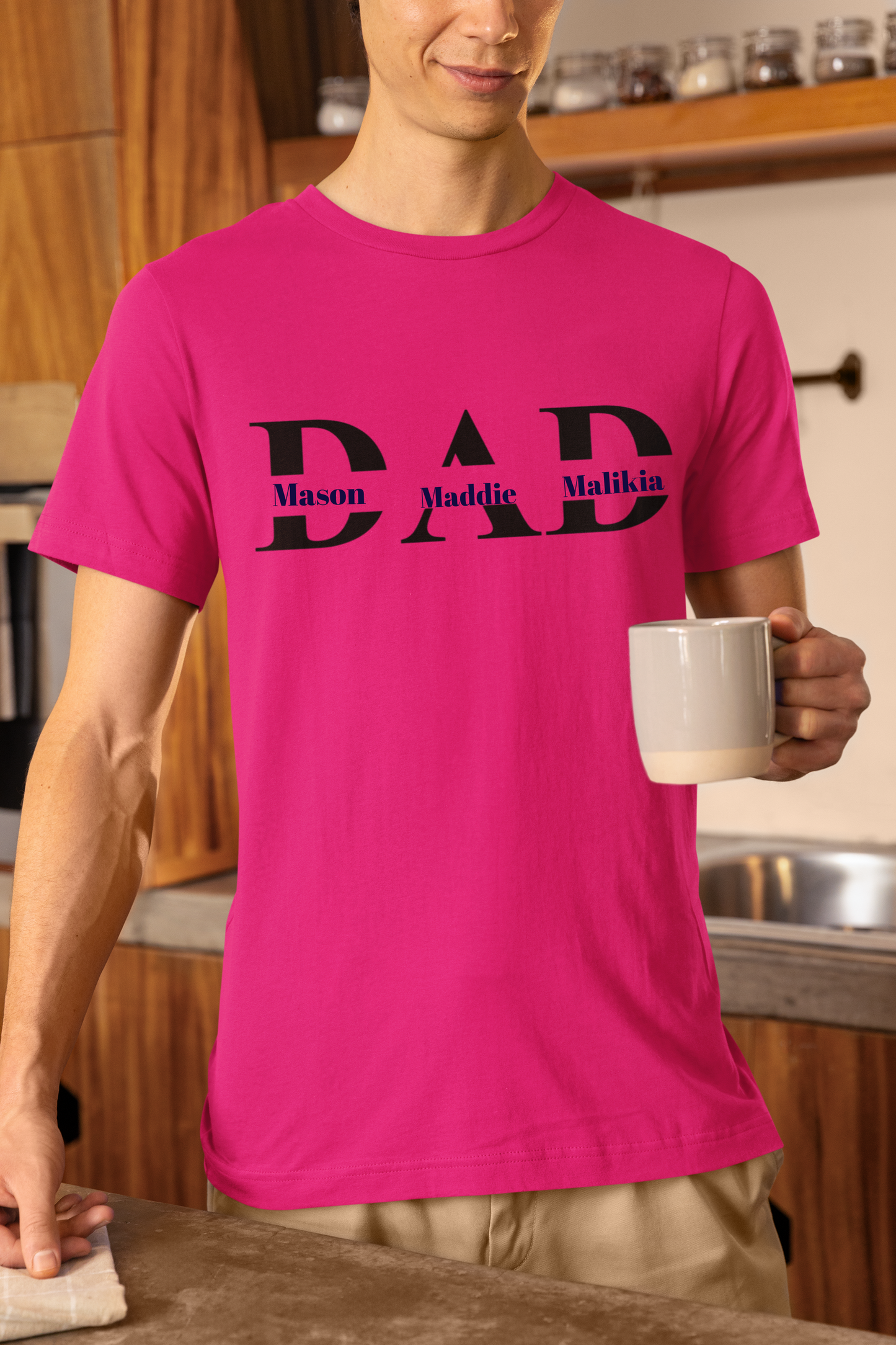 Dad Top With custom names by Luxe-Custom-Designer
