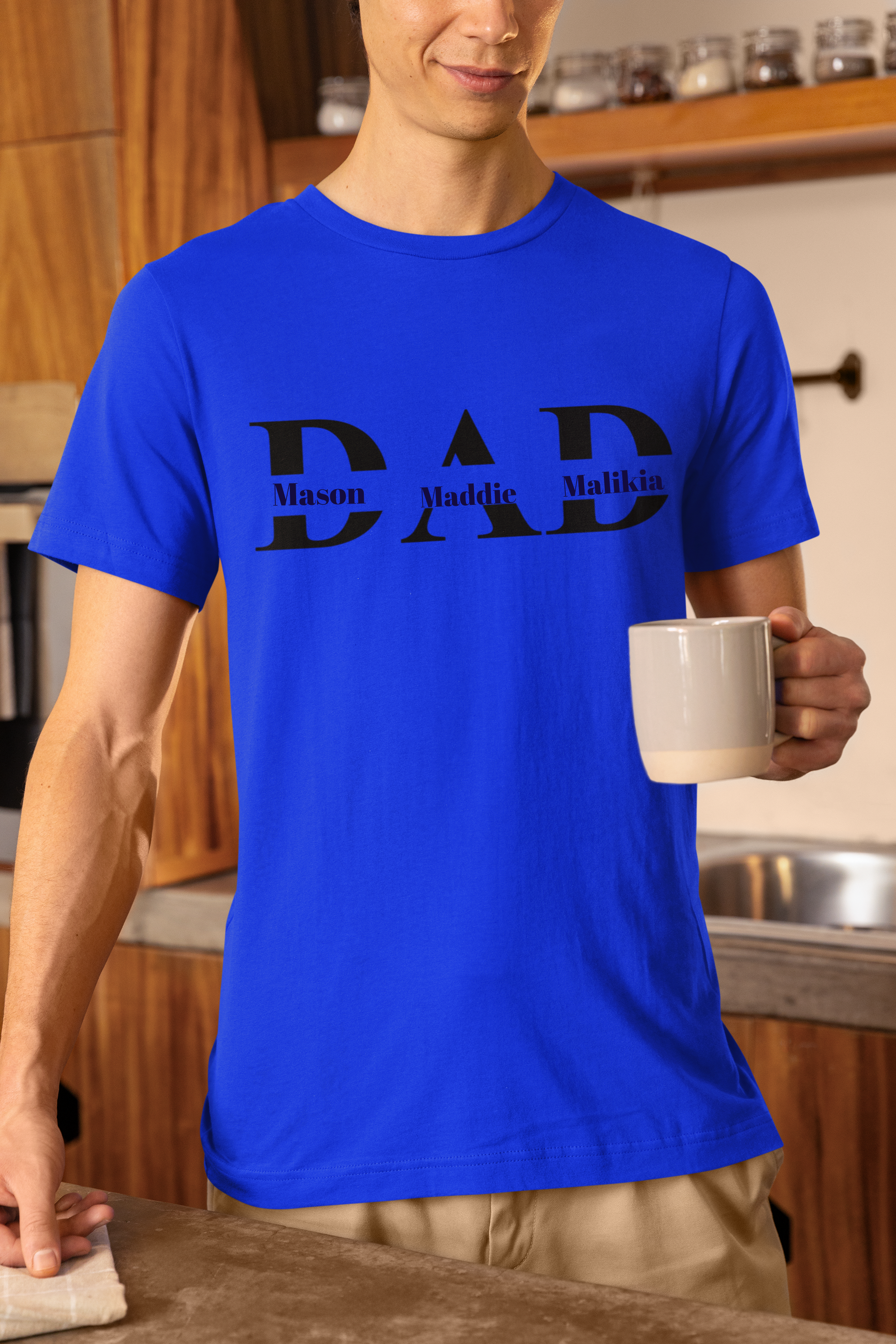 Dad Top With custom names by Luxe-Custom-Designer