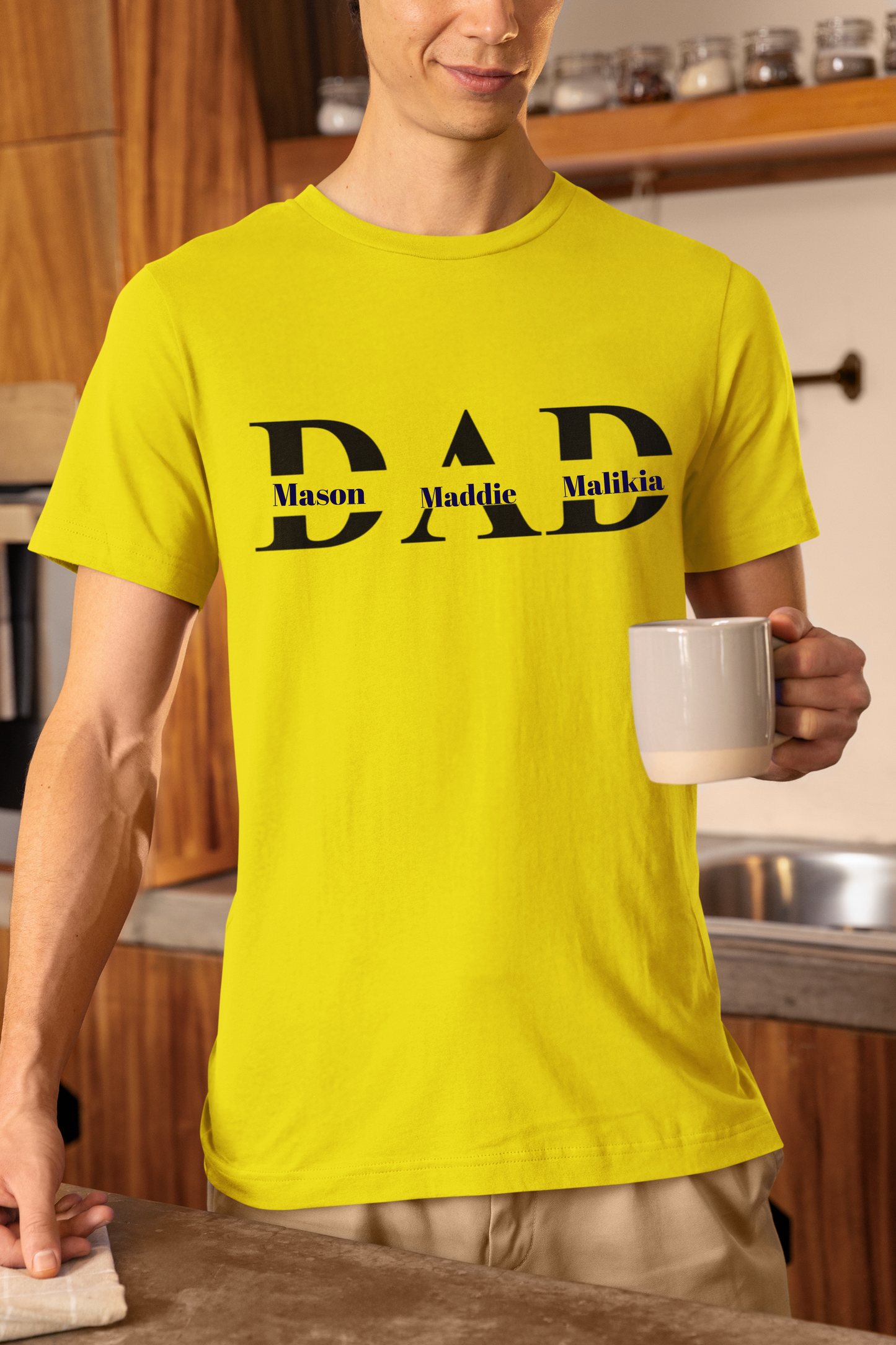 Dad Top With custom names by Luxe-Custom-Designer