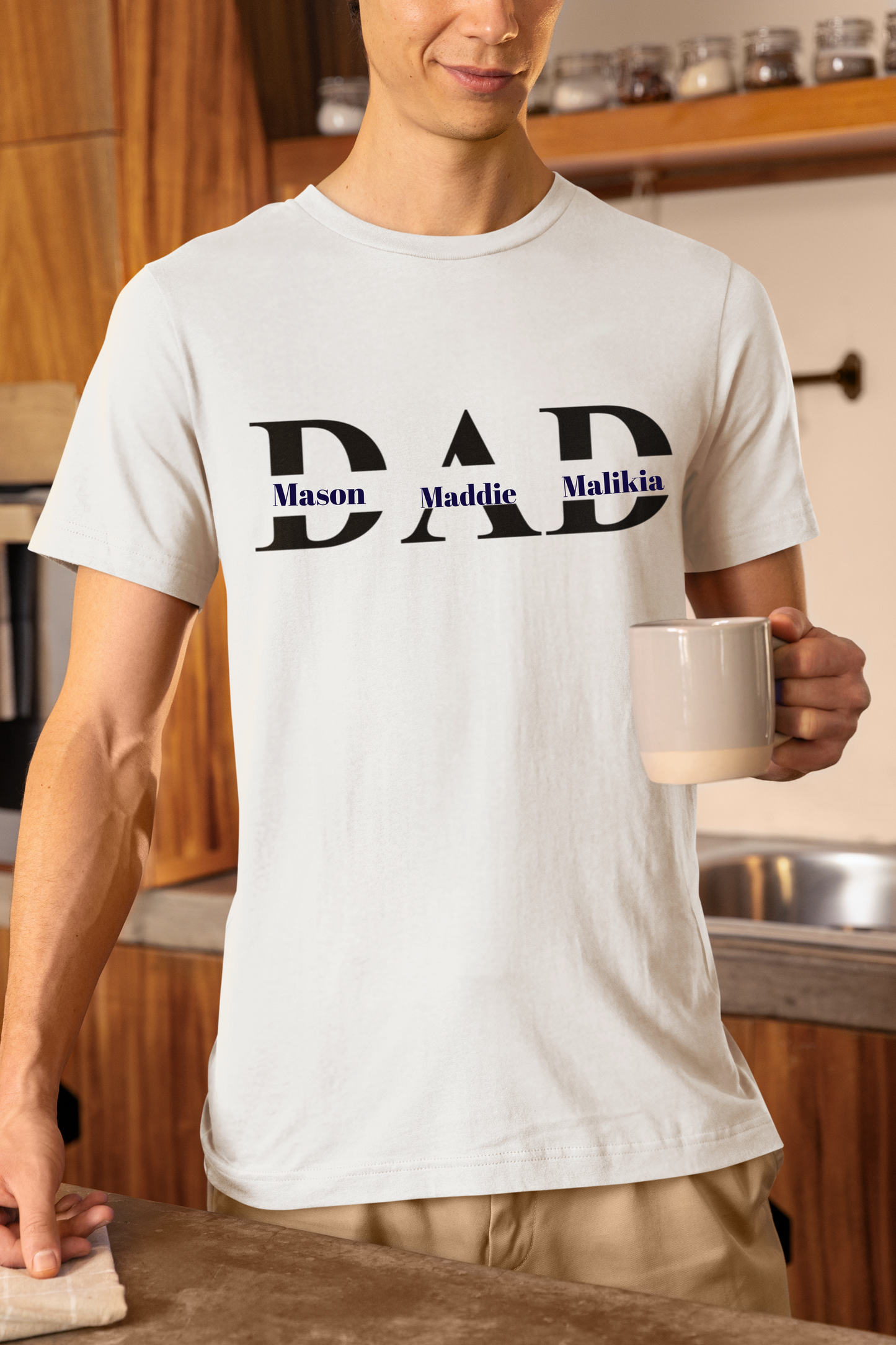 Dad Top With custom names by Luxe-Custom-Designer
