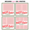 Best Day ever 3D Frame by Luxe Custom Designer
