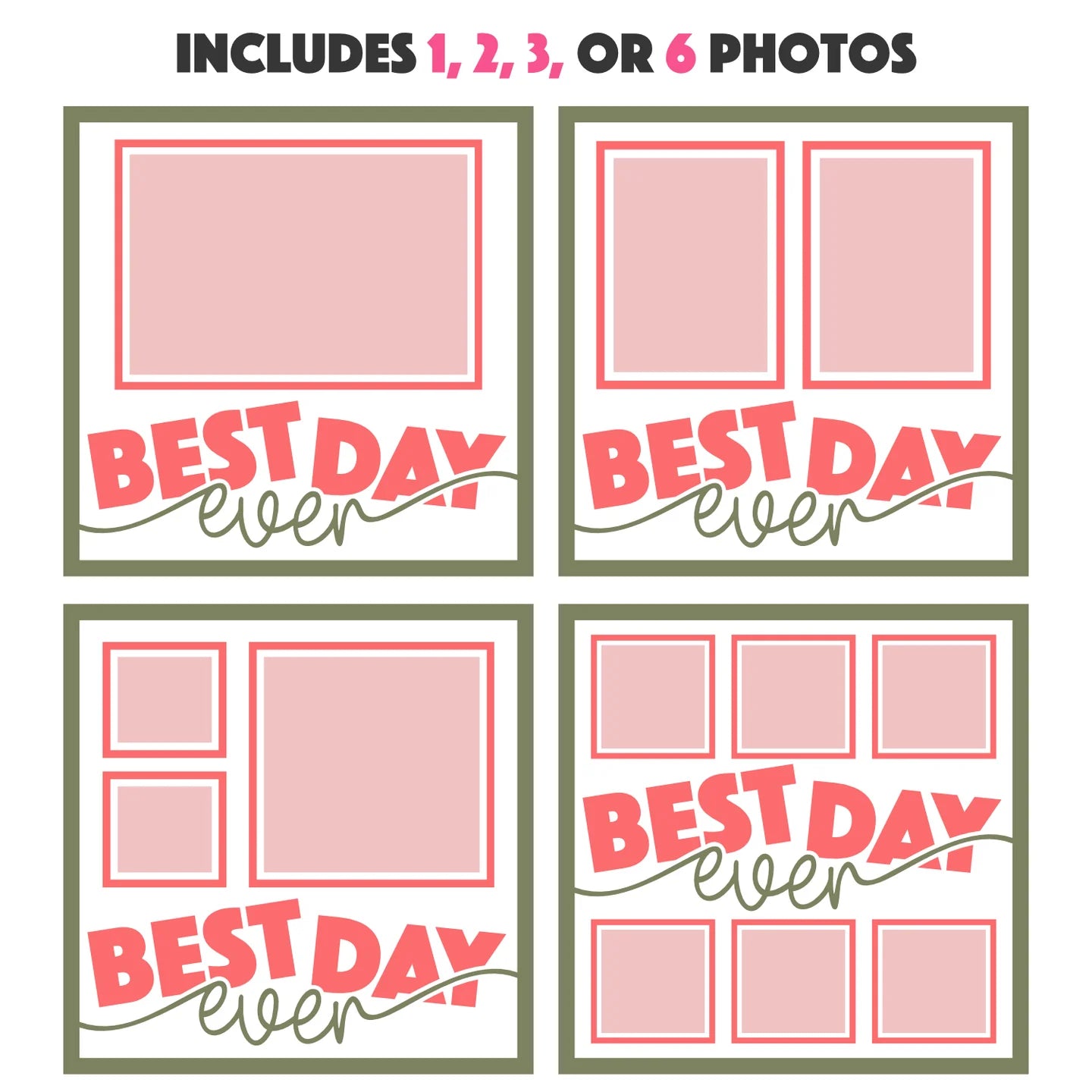 Best Day ever 3D Frame by Luxe Custom Designer