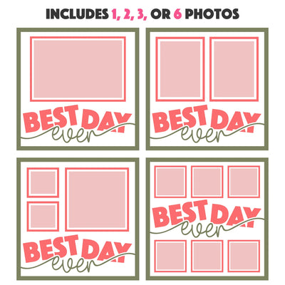 Best Day ever 3D Frame by Luxe Custom Designer