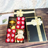 12 Rose Soap box with Teddy and Foil Rose by Luxe-Custom-Designer