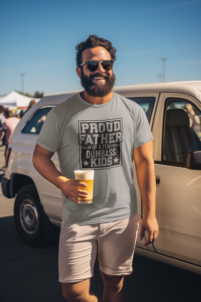 Proud Father T-Shirt by Luxe-Custom-Designer