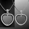 Double Photo Heart Pendant by Luxe-Custom-Designer