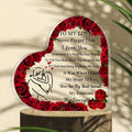 Love Plaque 10cm by Luxe Sensational