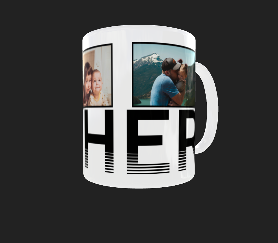 Fathers Photo Mug by Luxe-Custom-Designer