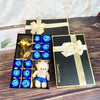 12 Rose Soap box with Teddy and Foil Rose by Luxe-Custom-Designer