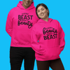 Beauty, Beast Matching hoodie set by Luxe-Custom-Designer
