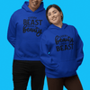Beauty, Beast Matching hoodie set by Luxe-Custom-Designer