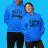 Beauty, Beast Matching hoodie set by Luxe-Custom-Designer
