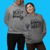 Beauty, Beast Matching hoodie set by Luxe-Custom-Designer