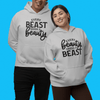 Beauty, Beast Matching hoodie set by Luxe-Custom-Designer