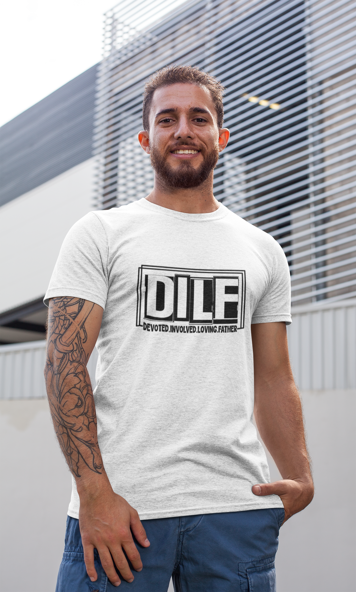 DILF T-Shirt by Luxe-Custom-Designer