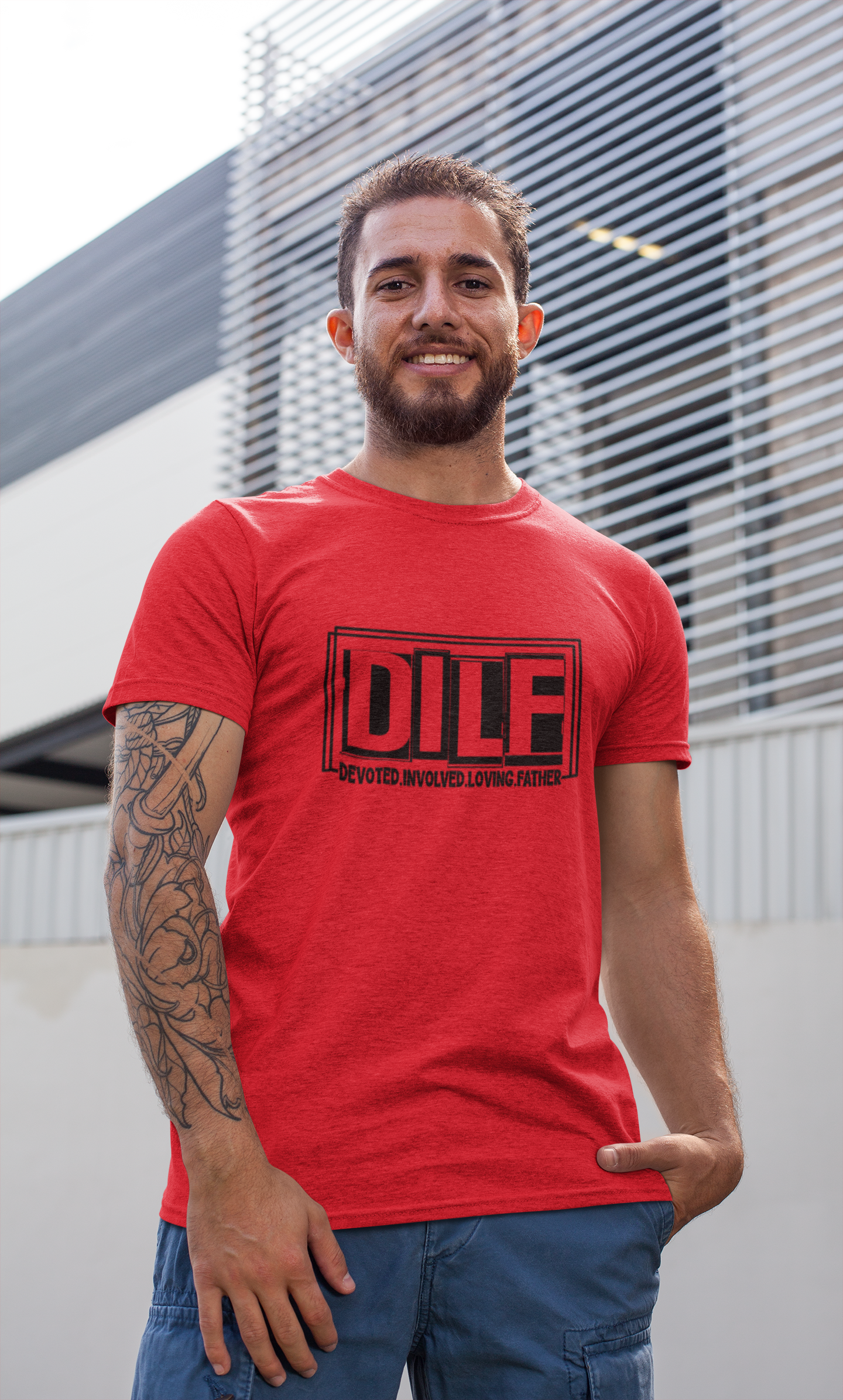 DILF T-Shirt by Luxe-Custom-Designer