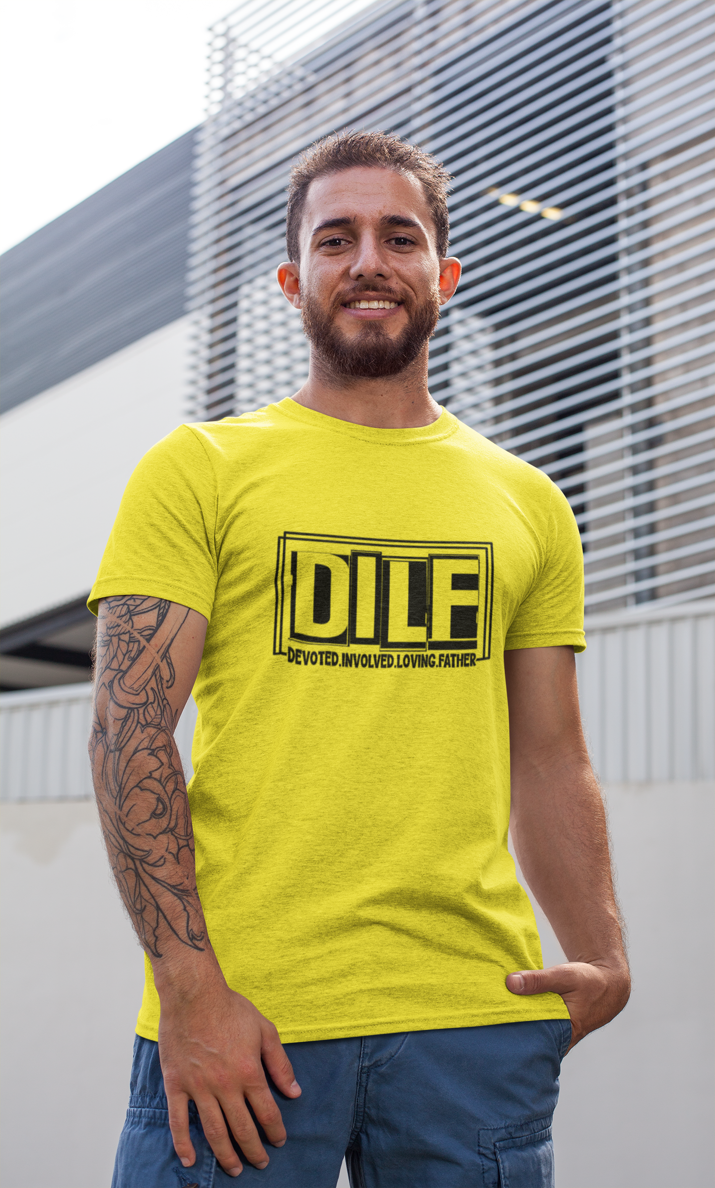 DILF T-Shirt by Luxe-Custom-Designer